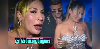 Pamela López se pasa de copas y tiene explosiva reacción contra reporteros: "¡Deja de grabar!" Pamela López se pasa de copas y tiene explosiva reacción contra reporteros: "¡Deja de grabar!"
