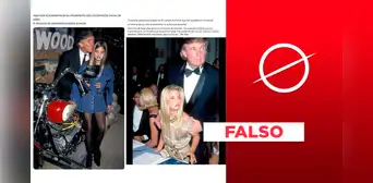 Caso Epstein: estas fotografías no muestran a Donald Trump acosando a una menor de edad