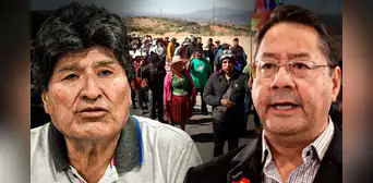 Tensión política en Bolivia: Luis Arce exige desbloquear carreteras tras protestas y Evo Morales advierte posible rebelión Tensión política en Bolivia: Luis Arce exige desbloquear carreteras tras protestas y Evo Morales advierte posible rebelión