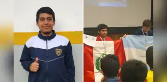 Genio de 14 años de Villa María del Triunfo ganó medalla de oro en olimpiadas de Matemática: solo se preparó un mes Genio de 14 años de Villa María del Triunfo ganó medalla de oro en olimpiadas de Matemática: solo se preparó un mes