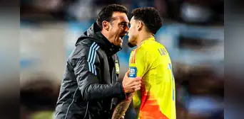 Luis Díaz revela qué le dijo Scaloni al zamaquearlo tras el gol de Argentina: "Me vio muy enojado"