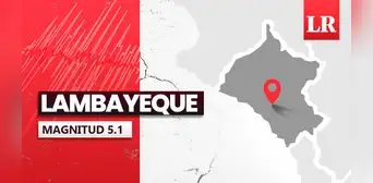 Temblor de magnitud 5.1 se sintió en Lambayeque hoy, según IGP Temblor de magnitud 5.1 se sintió en Lambayeque hoy, según IGP