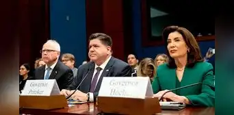 Gobernadores de estados santuario retan a Trump a que los arreste en audiencia sobre políticas migratorias: ''Que lo intente'' Gobernadores de estados santuario retan a Trump a que los arreste en audiencia sobre políticas migratorias: ''Que lo intente''