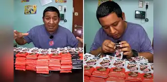 Peruano gastó casi S/1.000 en 101 barras de chocolate de HH y logra encontrar el ticket dorado: "Sí se pudo" Peruano gastó casi S/1.000 en 101 barras de chocolate de HH y logra encontrar el ticket dorado: "Sí se pudo"