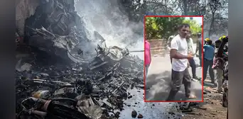El trágico testimonio del único sobreviviente del avión que se estrelló con 242 personas en la India: "Había cadáveres a mi alrededor"