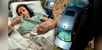 Mujer que pasó 6 días atrapada en su auto habla por primera vez desde el accidente en Indiana: "Mi carne estaba pudriéndose" Mujer que pasó 6 días atrapada en su auto habla por primera vez desde el accidente en Indiana: "Mi carne estaba pudriéndose"