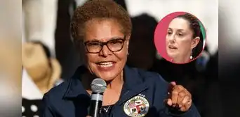 Alcaldesa de Los Ángeles defiende a Claudia Sheinbaum luego de que Kristi Noem la acusara de promover protestas: "Es indigno el rol de la secretaria"