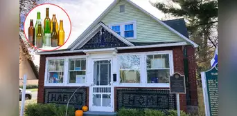 Así es la Casa de Botellas en Michigan, ícono del reciclaje creativo y símbolo cultural de Michigan, hecha con 60.000 botellas Así es la Casa de Botellas en Michigan, ícono del reciclaje creativo y símbolo cultural de Michigan, hecha con 60.000 botellas