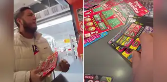 Joven invirtió casi S/100 en cartillas de Raspa y Gana de La Tinka y se sorprende al ver cuanto ganó: "La fe es la último que se pierde"
