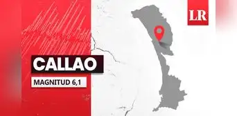 Temblor de magnitud 6.1 sacudió Lima y Callao hoy, según IGP Temblor de magnitud 6.1 sacudió Lima y Callao hoy, según IGP