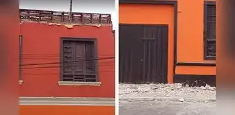 Pared de vivienda en Bellavista se derrumba durante fuerte sismo de 6,1 en el Callao