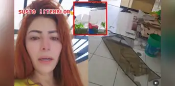 Milena Zárate rompe en llanto al ver los daños en su casa tras potente sismo de 6,1 en Lima: “Empezamos a gritar” Milena Zárate rompe en llanto al ver los daños en su casa tras potente sismo de 6,1 en Lima: “Empezamos a gritar”