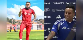 Carlos Garcés, jugador del Cienciano, habla sobre Christian Cueva y su llegada al Emelec: "Apenado, porque lo que él representa" Carlos Garcés, jugador del Cienciano, habla sobre Christian Cueva y su llegada al Emelec: "Apenado, porque lo que él representa"