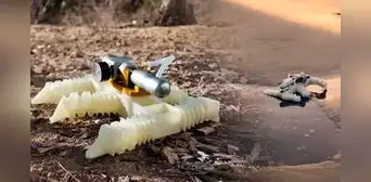 Ingenieros imprimieron un robot en 3D que camina con aire y sin electricidad, incluso bajo el agua