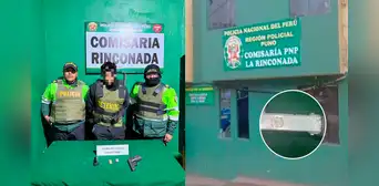 Detienen a sujeto con fusil y hallan arsenal enterrado en vivienda en La Rinconada