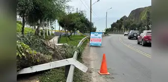 Nuevo deslizamiento en la Costa Verde tras sismo en Lima: cierran parcialmente vía en Magdalena
