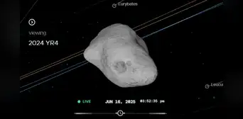 El temido asteroide, 'asesino de ciudades', que podría impactar la Tierra, aumenta las probabilidades de chocar con la Luna en 2032 El temido asteroide, 'asesino de ciudades', que podría impactar la Tierra, aumenta las probabilidades de chocar con la Luna en 2032