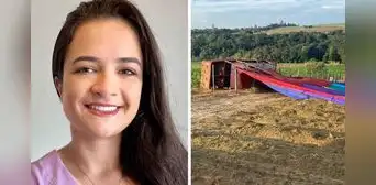 Mujer muere y 11 personas quedan heridas tras caída de globo aerostático en Brasil: víctima habría estado embarazada Mujer muere y 11 personas quedan heridas tras caída de globo aerostático en Brasil: víctima habría estado embarazada