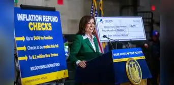 Kathy Hochul confirma pago de estímulo de Nueva York: por qué medio se entregará el cheque de reembolso por inflación Kathy Hochul confirma pago de estímulo de Nueva York: por qué medio se entregará el cheque de reembolso por inflación