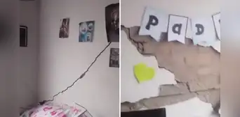 Vecino en el Callao muestra cómo quedó su casa tras sismo de 6,1: "Miren la pared"