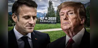 Trump desmiente a Macron y afirma que no abandonó el G7 por "una oferta de alto al fuego" entre Israel e Irán: "Siempre se equivoca"