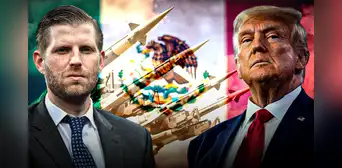 Eric Trump, hijo de Donald Trump, afirma que si México llegara a atacar a Estados Unidos "sería decapitado en cuatro segundos" Eric Trump, hijo de Donald Trump, afirma que si México llegara a atacar a Estados Unidos "sería decapitado en cuatro segundos"