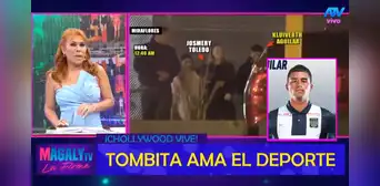 Ampayan a Jossmery Toledo con futbolista peruano de 22 años y Magaly Medina reacciona: “Es un jovencito”