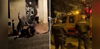 Policía asfixia hasta la muerte a un hombre al que acusaba de robarle el celular en Madrid, España: vecinos grabaron la escena Policía asfixia hasta la muerte a un hombre al que acusaba de robarle el celular en Madrid, España: vecinos grabaron la escena