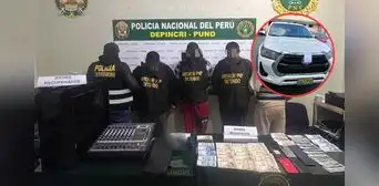 Caen delincuentes que robaban casas en Puno: utilizaban autos de alta gama y celulares clonados para comunicarse con cómplices Caen delincuentes que robaban casas en Puno: utilizaban autos de alta gama y celulares clonados para comunicarse con cómplices