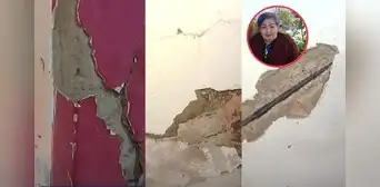 Adulta mayor exige que "tumben" su casa en SJL tras fuertes rajaduras en paredes y techo Adulta mayor exige que "tumben" su casa en SJL tras fuertes rajaduras en paredes y techo