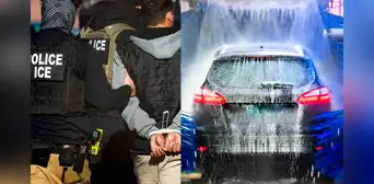 Redadas de inmigración en negocios de EEUU: ICE arrestó a 2 inmigrantes mientras trabajaban en un lavadero de autos en California