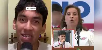 Escolar que cuestionó a Dina Boluarte en su discurso: "Lo cambié a último momento"