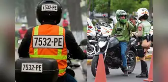 Desde este fecha, motociclistas deberán llevar chalecos con placa y cascos certificados, según el MTC Desde este fecha, motociclistas deberán llevar chalecos con placa y cascos certificados, según el MTC