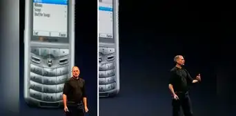 La vez que Steve Jobs presentó un celular de otra marca: dos años después, Apple lanzó el primer iPhone La vez que Steve Jobs presentó un celular de otra marca: dos años después, Apple lanzó el primer iPhone