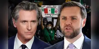 Gavin Newsom le responde a JD Vance tras acusaciones de alentar protestas en Los Ángeles: "¿Qué tal si me lo dices en la cara?"