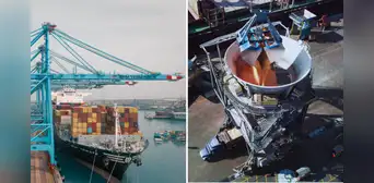 Puerto del Callao prueba moderno sistema para la descarga de granos: será el terminal más rápido de Sudamérica Puerto del Callao prueba moderno sistema para la descarga de granos: será el terminal más rápido de Sudamérica