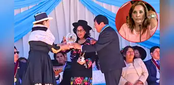 Dina Boluarte: ciudadanos de Huancavelica pifian al escuchar el nombre de la presidenta durante un evento