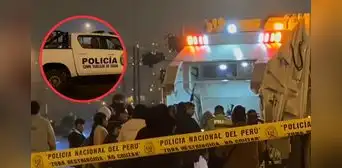 Choque entre moto y camión recolector de basura deja 1 muerto y 1 herido de gravedad en VMT Choque entre moto y camión recolector de basura deja 1 muerto y 1 herido de gravedad en VMT