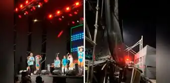 Show en Tarapoto casi termina en tragedia: pantalla cae sobre orquesta durante II Festival del Juane Amazónico