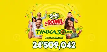 La Tinka domingo 22 de junio: últimos resultados, números ganadores, premios y el Pozo Millonario La Tinka domingo 22 de junio: últimos resultados, números ganadores, premios y el Pozo Millonario