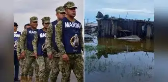 Oaxaca recibe apoyo de la Marina tras el paso del huracán Erick; piden donaciones en CDMX para ayudar a los damnificados Oaxaca recibe apoyo de la Marina tras el paso del huracán Erick; piden donaciones en CDMX para ayudar a los damnificados