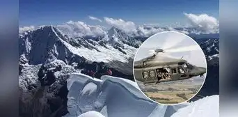 Aeronave Mininter no sería suficiente para rescate de cadáveres de montañistas en Áncash, según familiares: "Esperamos helicóptero de la FAP" Aeronave Mininter no sería suficiente para rescate de cadáveres de montañistas en Áncash, según familiares: "Esperamos helicóptero de la FAP"