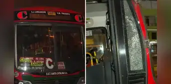 Atacan a balazos bus de empresa de transportes Santa Catalina en SJL: suspenden servicio tras hecho extorsivo Atacan a balazos bus de empresa de transportes Santa Catalina en SJL: suspenden servicio tras hecho extorsivo