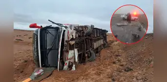 Un muerto y 15 heridos deja choque de auto contra bus en Tacna Un muerto y 15 heridos deja choque de auto contra bus en Tacna