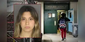 Profesora de 22 años es acusada de enviarle fotos explícitas por mensaje a su alumno de 14 años en Nueva York Profesora de 22 años es acusada de enviarle fotos explícitas por mensaje a su alumno de 14 años en Nueva York