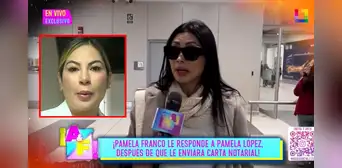 Pamela Franco demandará a Pamela López tras acusarla de grabar a sus hijos sin autorización: “Son cosas fuertes”