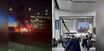 Incendio en Connecticut: auto se prende en llamas en el Aeropuerto Internacional Bradley y causa demoras en el tráfico Incendio en Connecticut: auto se prende en llamas en el Aeropuerto Internacional Bradley y causa demoras en el tráfico