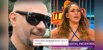 Jackson Mora manda fuerte mensaje tras duras palabras de Tilsa Lozano por su ampay: "No le debo explicaciones" Jackson Mora manda fuerte mensaje tras duras palabras de Tilsa Lozano por su ampay: "No le debo explicaciones"