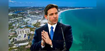 Gobernador de Florida, Ron DeSantis, firma la ley SB 1622 que ayudará a preservar las playas del estado