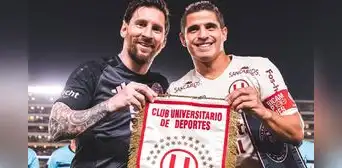 Universitario saludó a Lionel Messi por su cumpleaños y recordó épica foto con Aldo Corzo: "De un grande para otro grande" Universitario saludó a Lionel Messi por su cumpleaños y recordó épica foto con Aldo Corzo: "De un grande para otro grande"